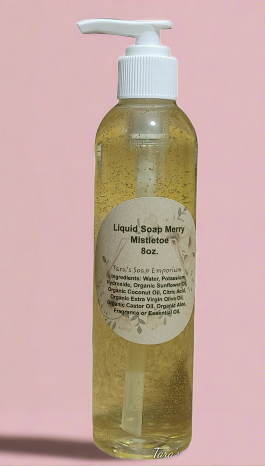 Merry Mistletoe Organic Liquid Soap