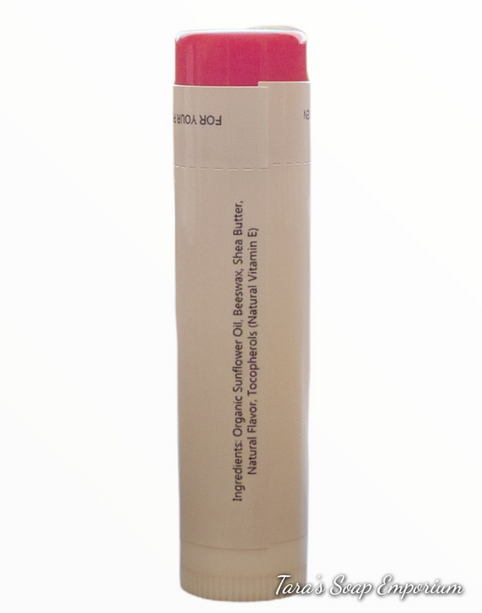 All-Natural Pomegranate Beeswax Lip Balm