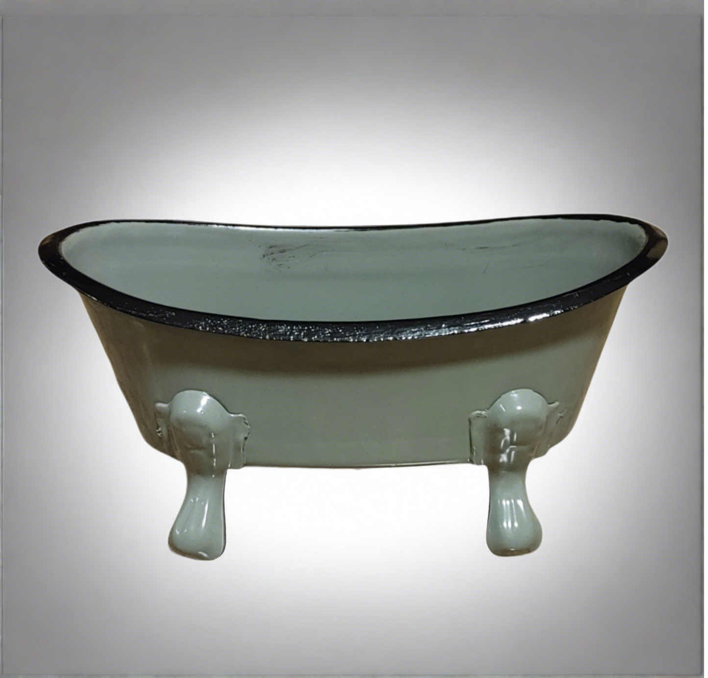 Vintage Clawfoot Metal Decorative Soap Dishes