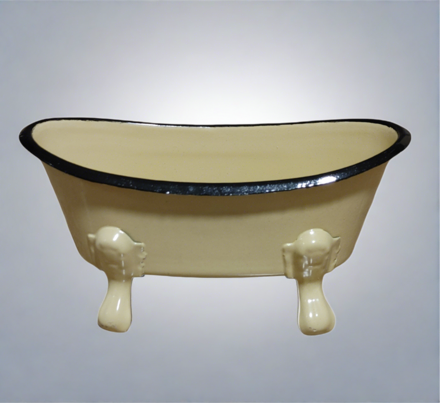 Vintage Clawfoot Metal Decorative Soap Dishes